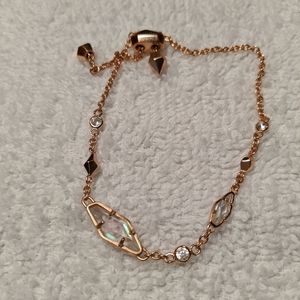 NWOT Kendra Scott adjustable bracelet, rose gold.